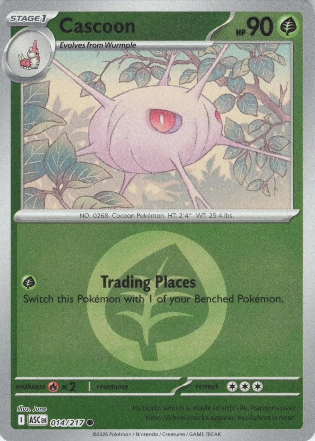Ascended Heroes Cascoon [Energy] Pokémon card